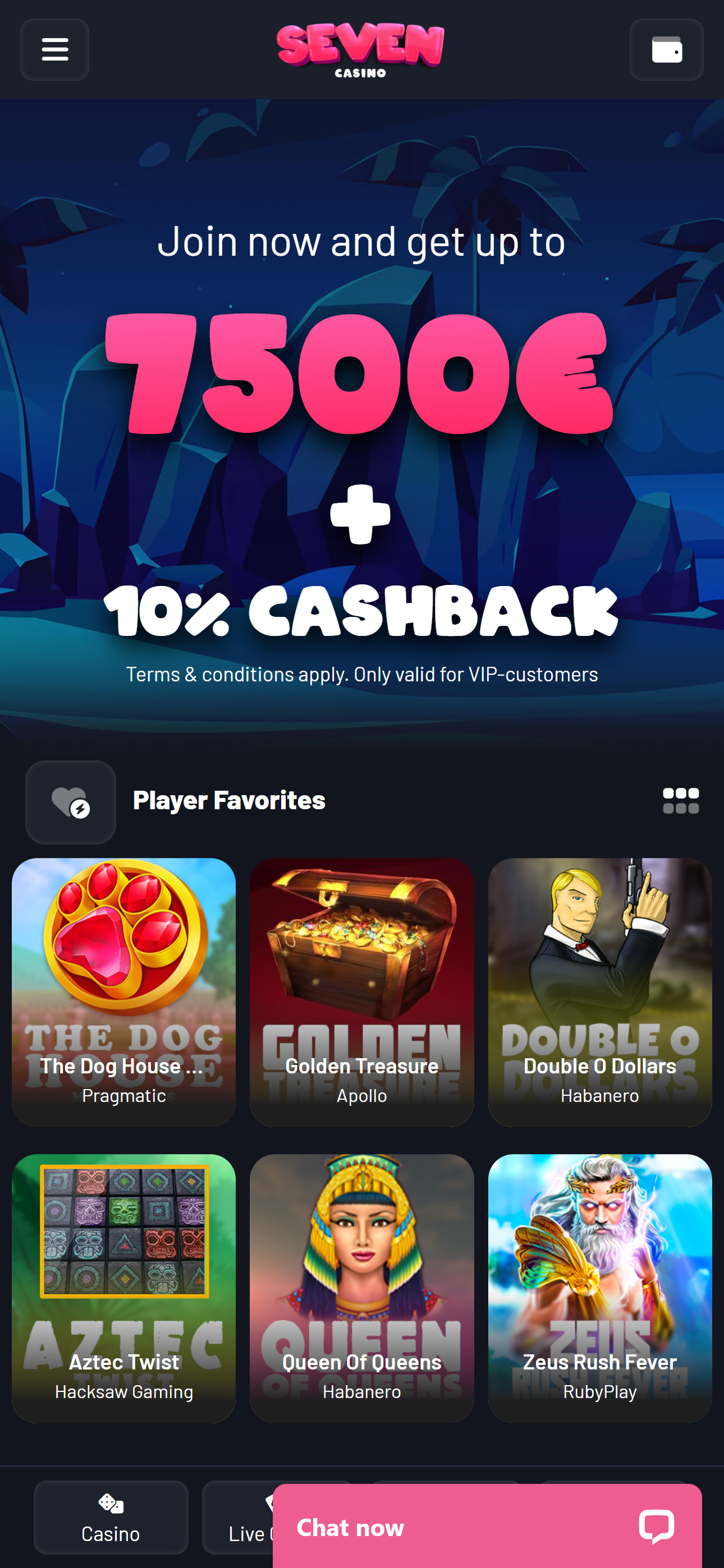Seven Casino — mobiel
